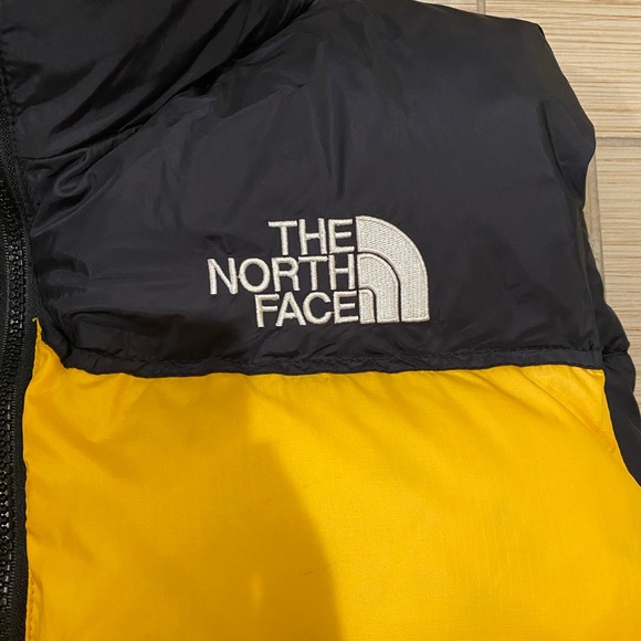 Rare The North Face Vintage Bumblebee 700 Puffer Down Vest